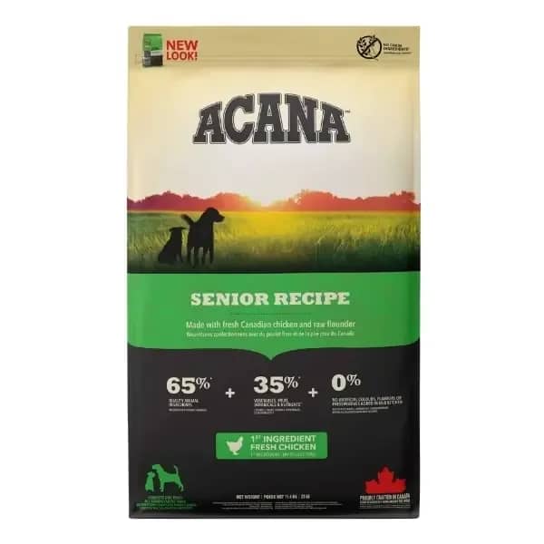 Acana Senior Tahılsız Tavuk ve Balıklı Yaşlı Köpek Maması